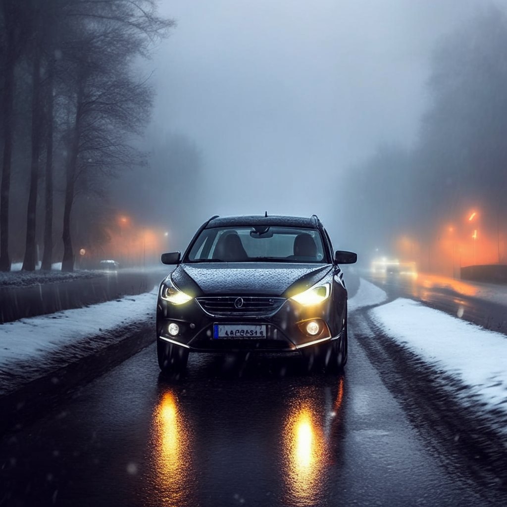 Как управлять автомобилем в условиях плохой видимости